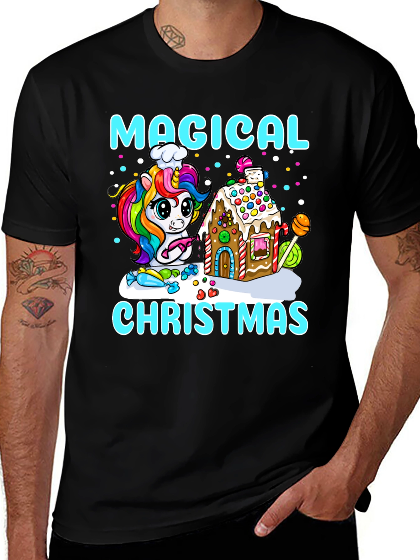 Magical Christmas Unicorn T-Shirt