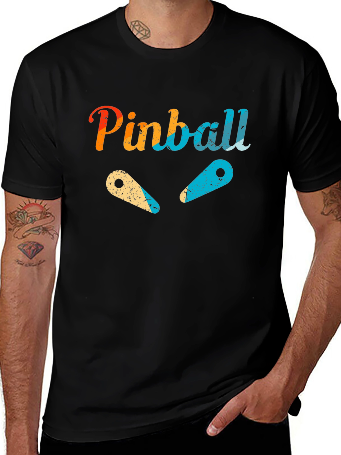 Variant 2 of Vintage Pinball Graphic Tee - Retro Style