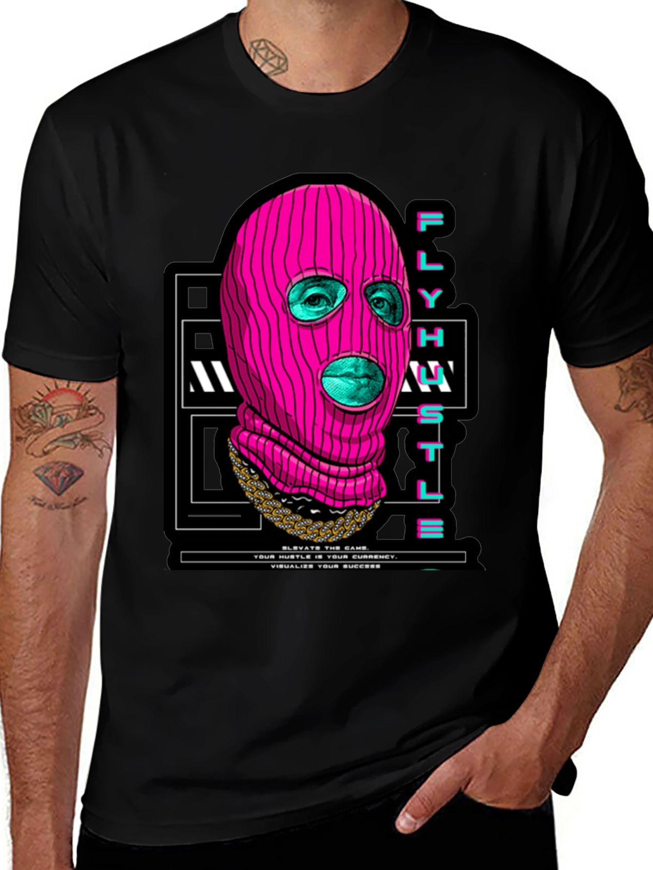 Variant 11 of Fly Hustle Graphic T-Shirt