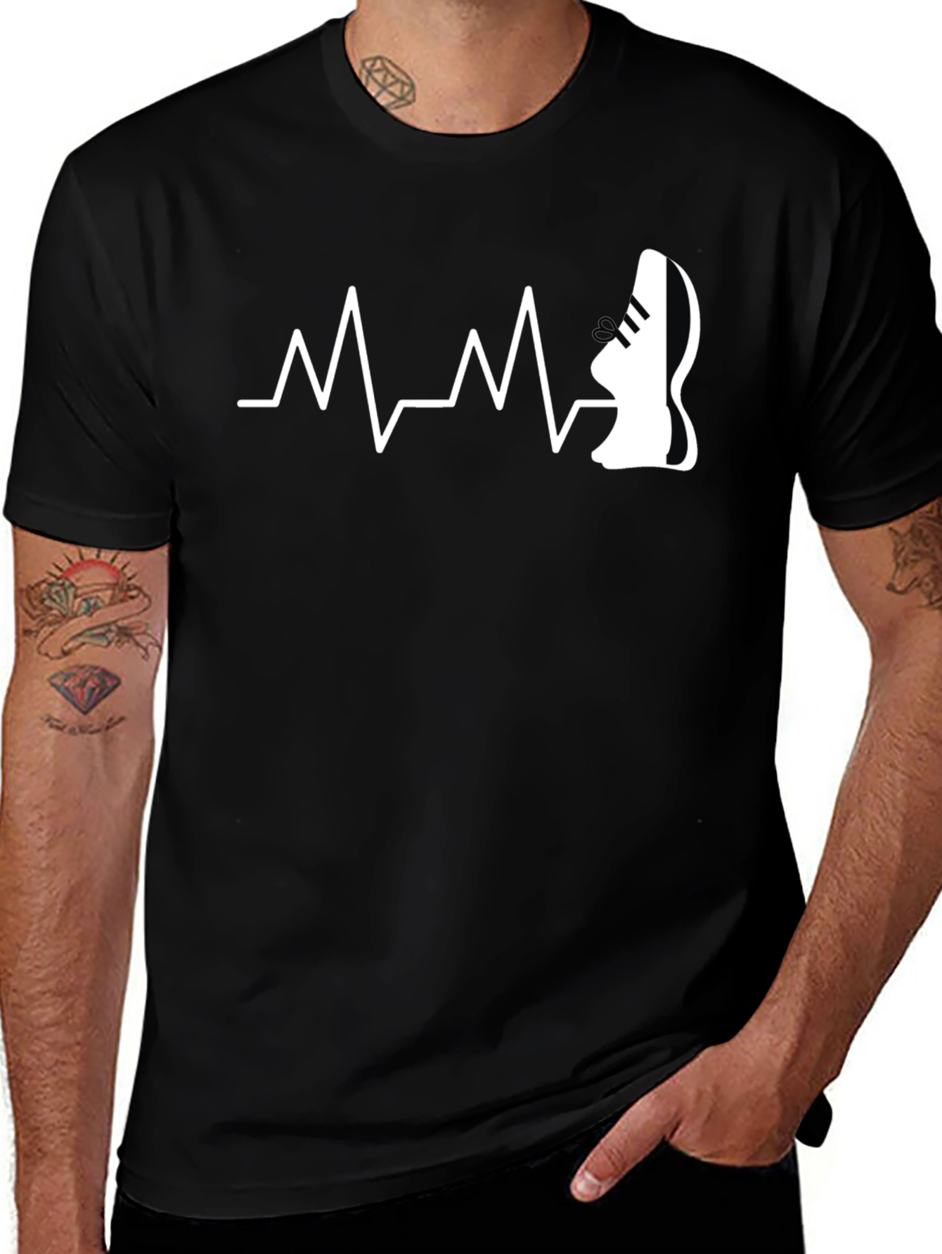 Variant 8 of Running Heartbeat T-Shirt