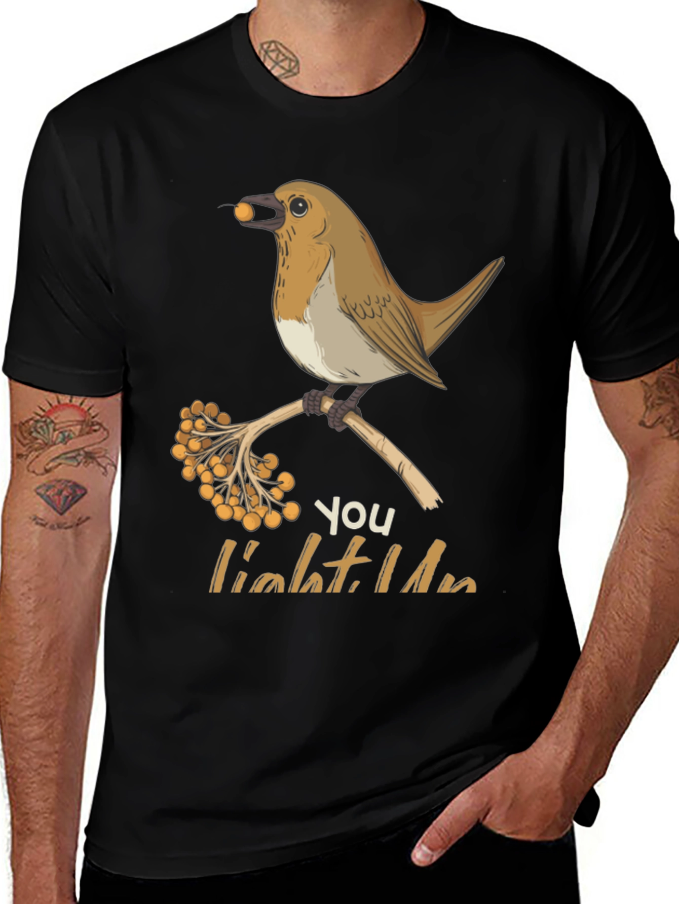 You Light Up My Life Robin Bird T-Shirt