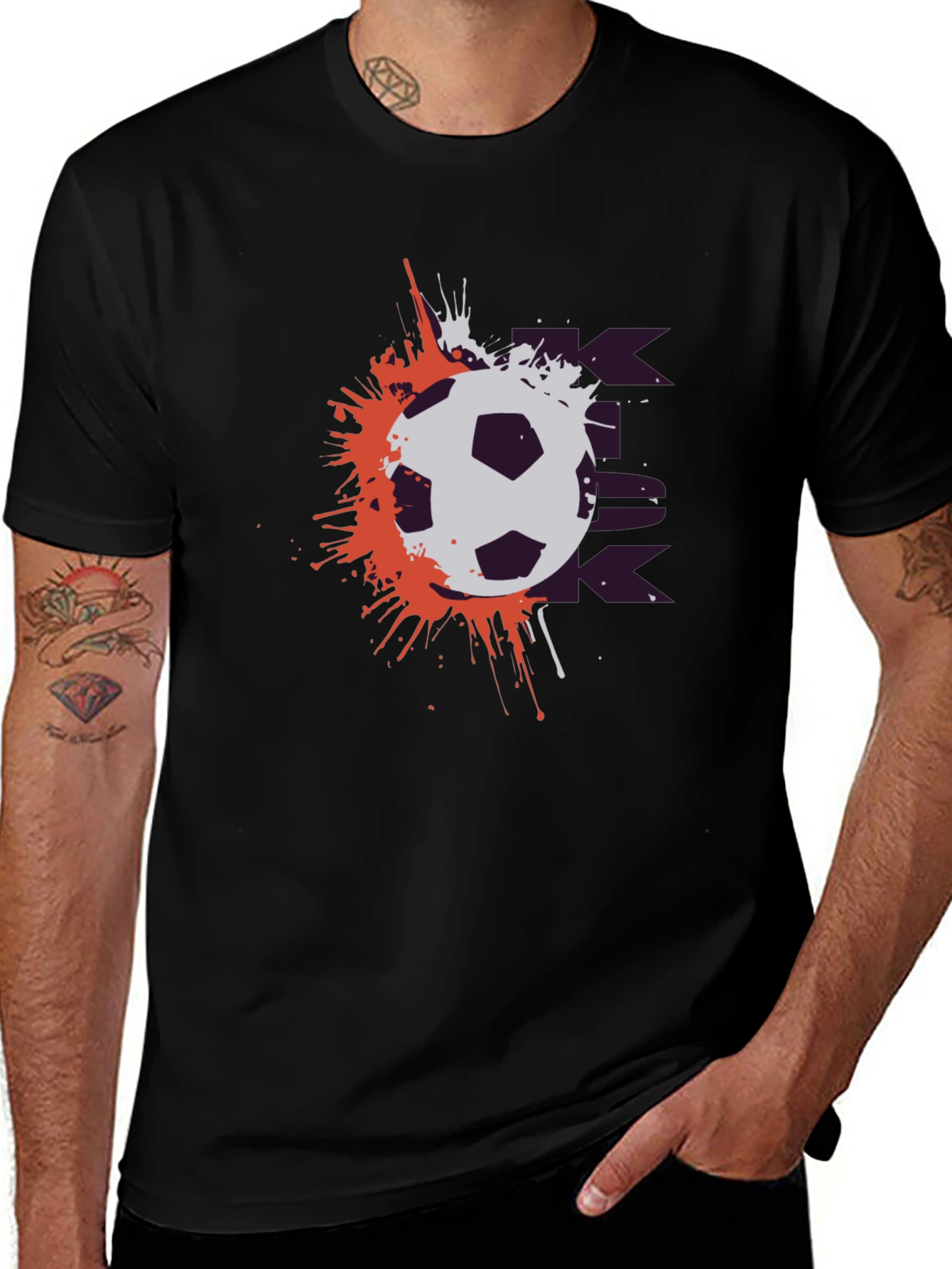 Variant 22 of Soccer Splash Graphic T-Shirt