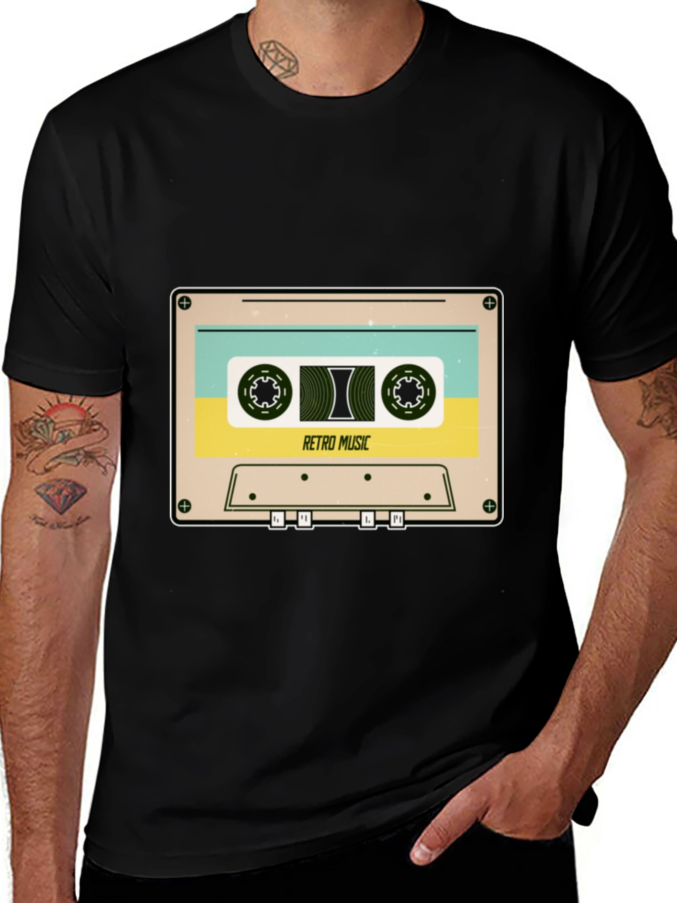 Variant 30 of Retro Music Cassette Graphic Tee - Vintage Style
