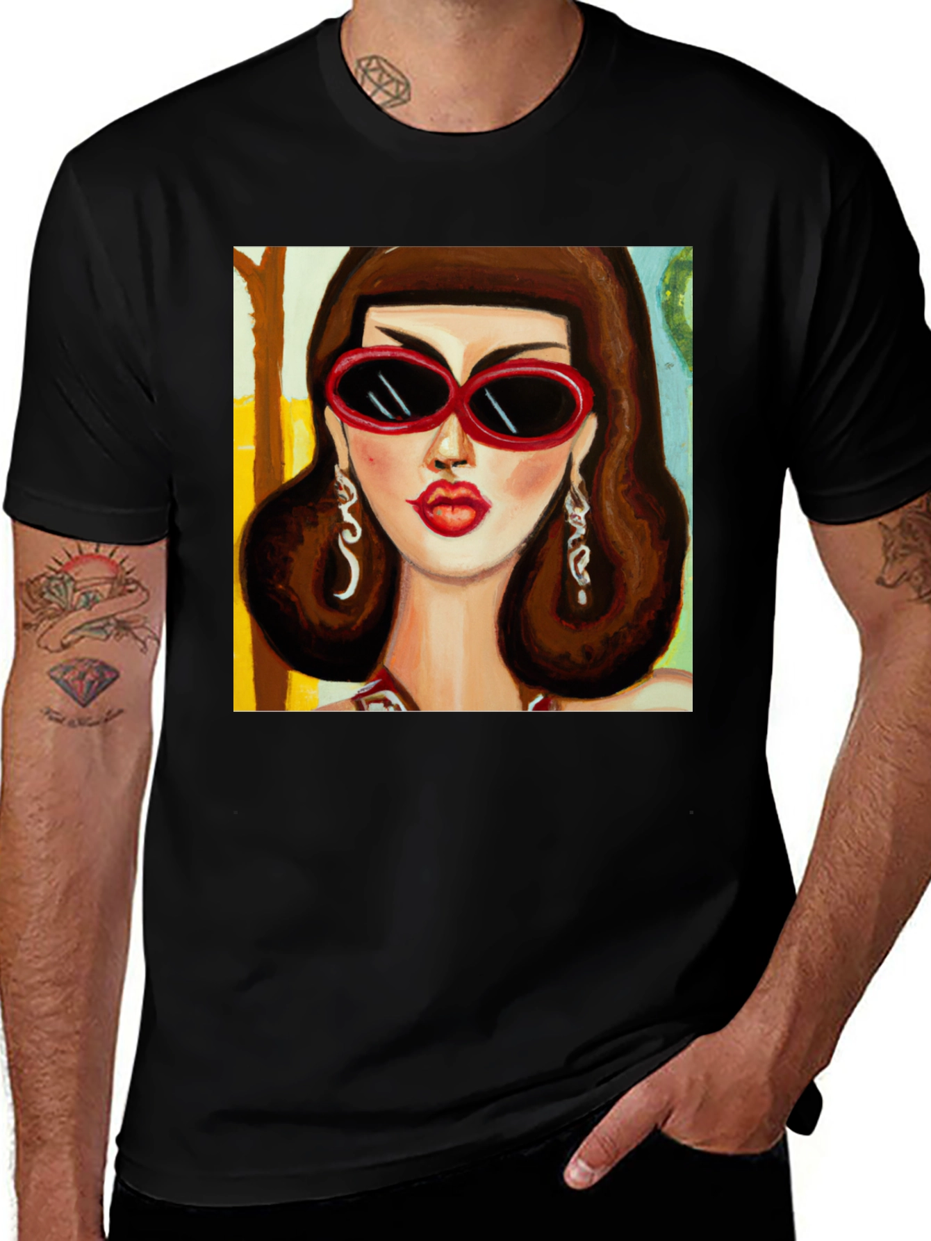 Variant 3 of Retro Chic Graphic Tee