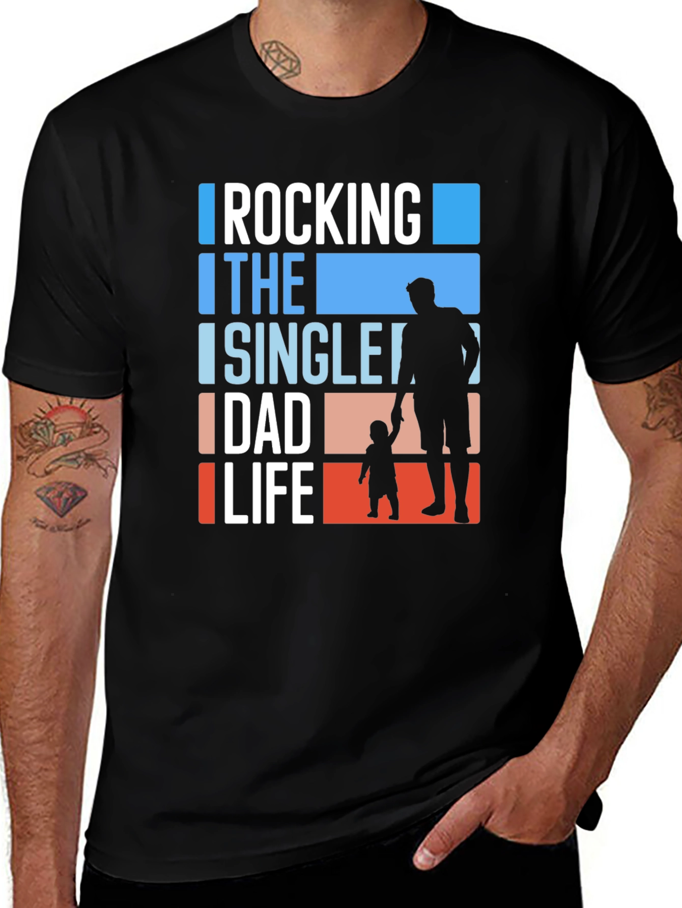 Rocking the Single Dad Life T-Shirt