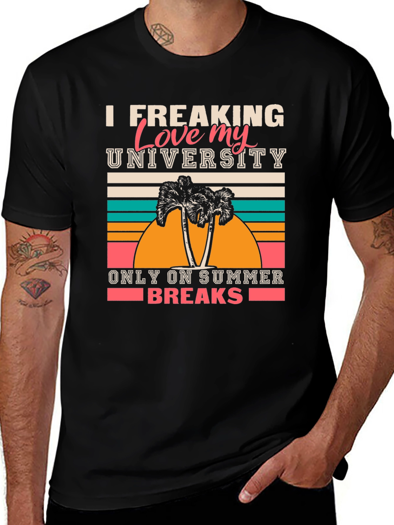 Funny University Summer Break T-Shirt