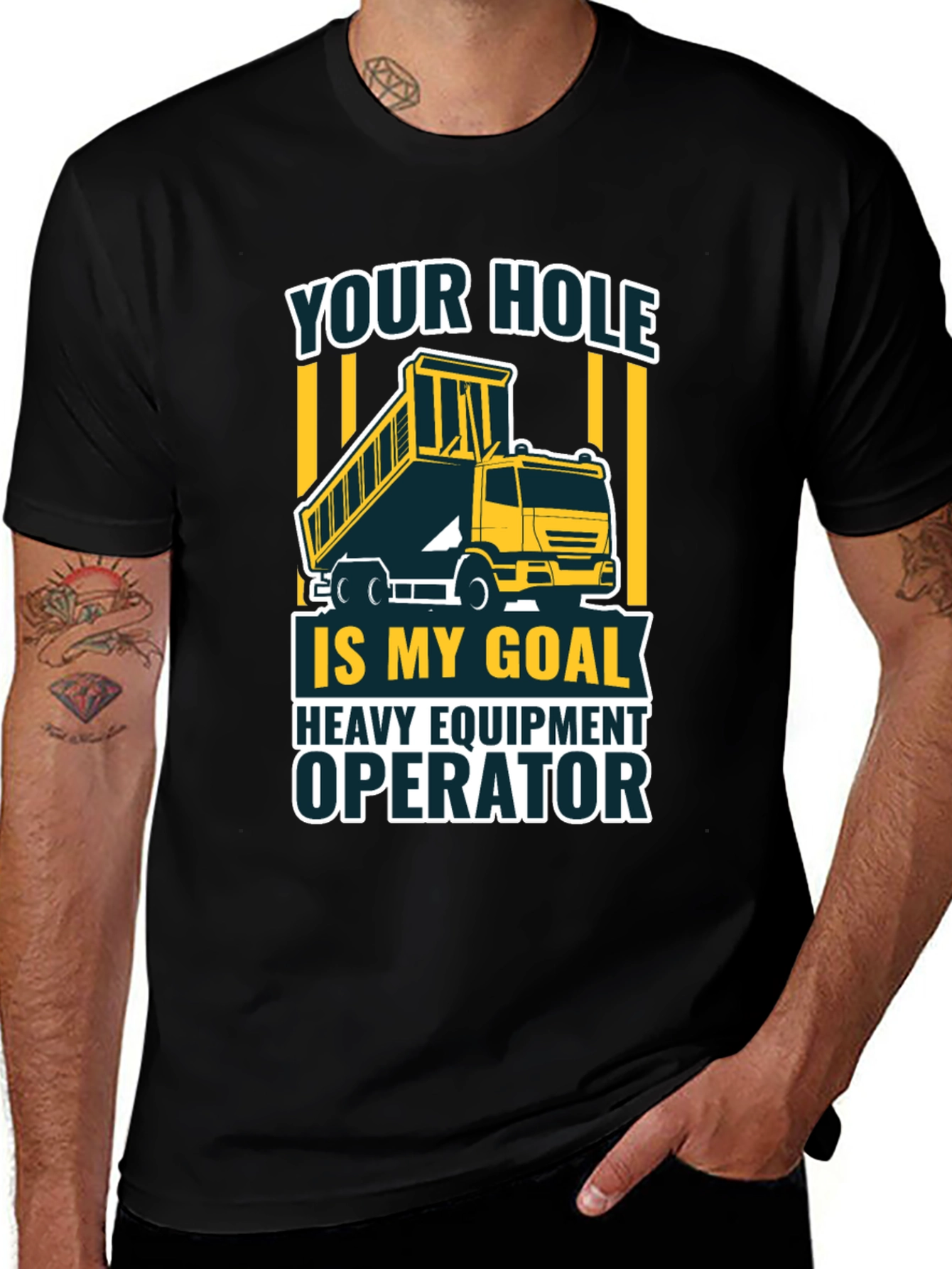 Variant 7 of Heavy Equipment Operator Humor T-Shirt
