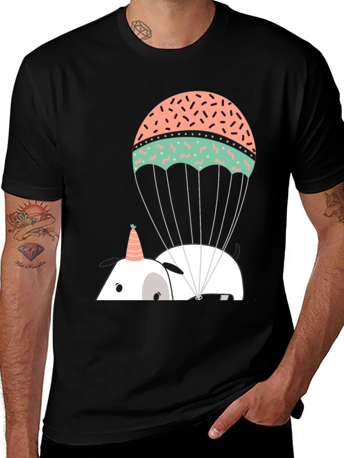 Unicorn Parachute Graphic Tee