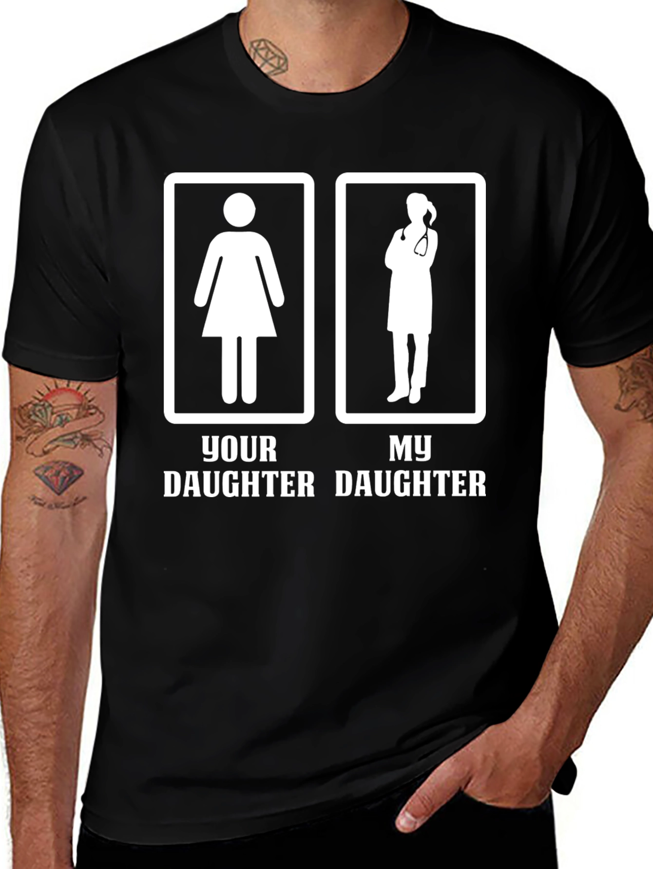 Variant 17 of My Daughter Doctor T-Shirt Funny Proud Parent Tee