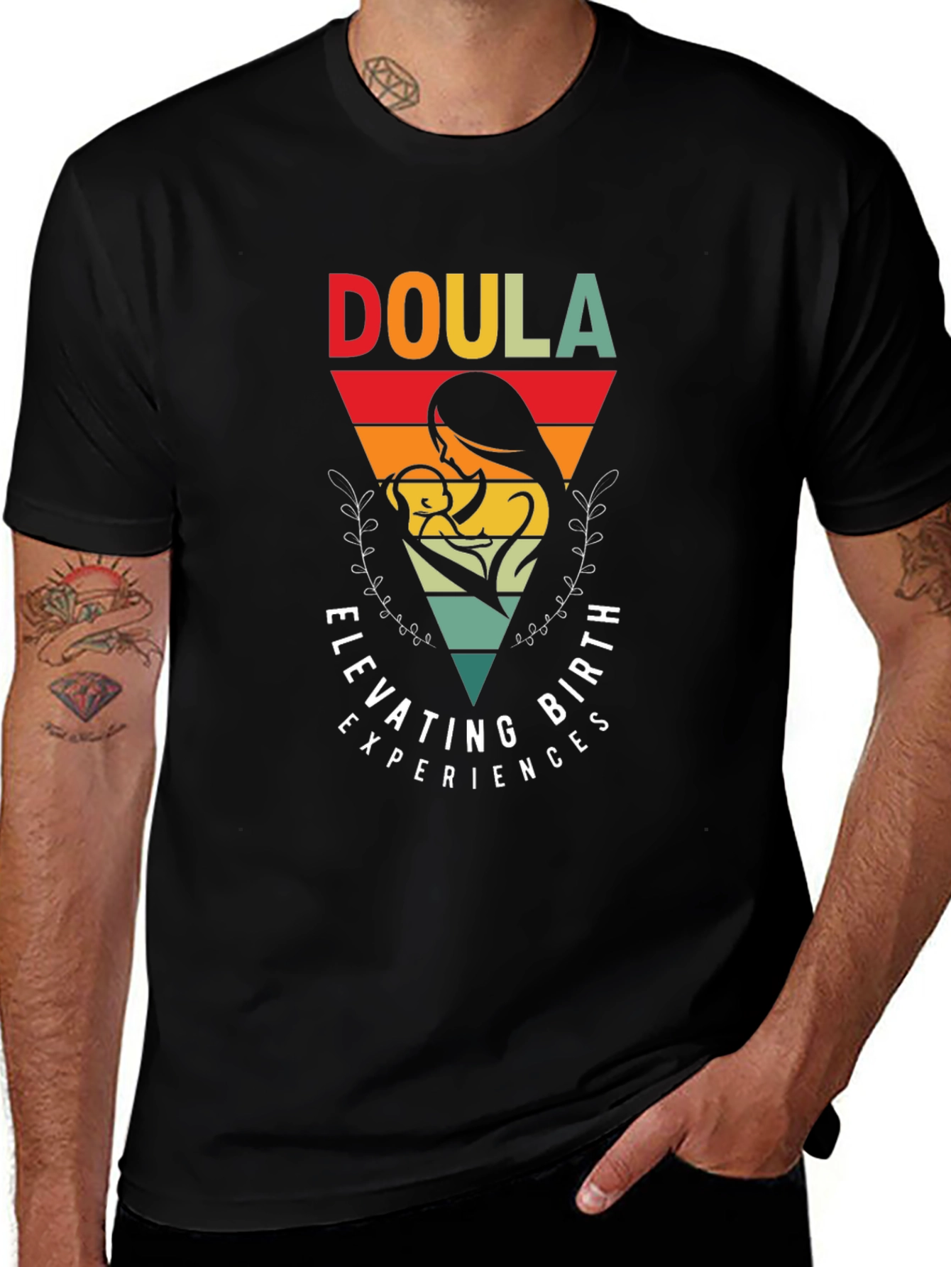 Variant 22 of Doula Elevating Birth Experiences Graphic T-Shirt