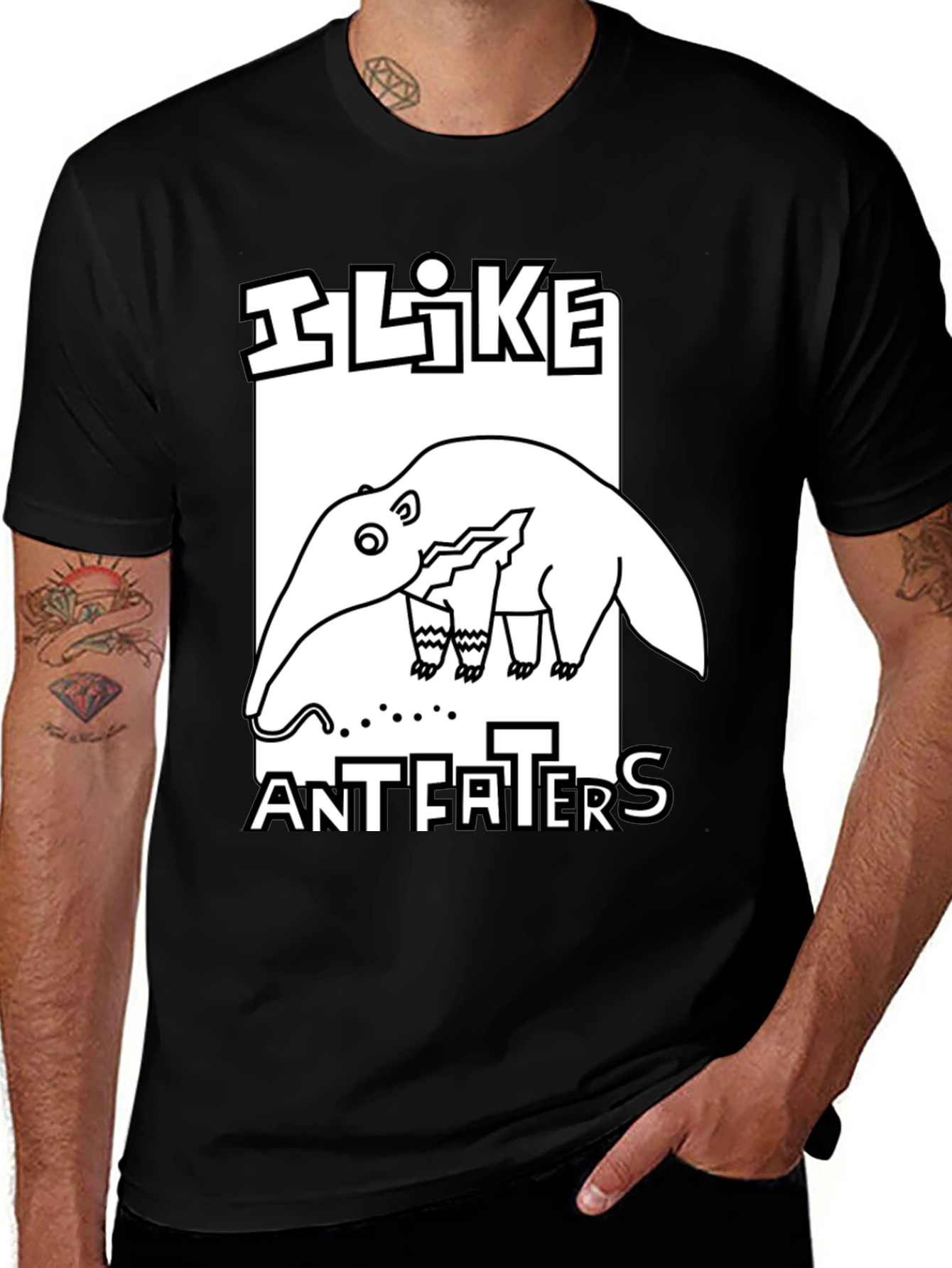 Variant 23 of I Like Anteaters Graphic T-Shirt
