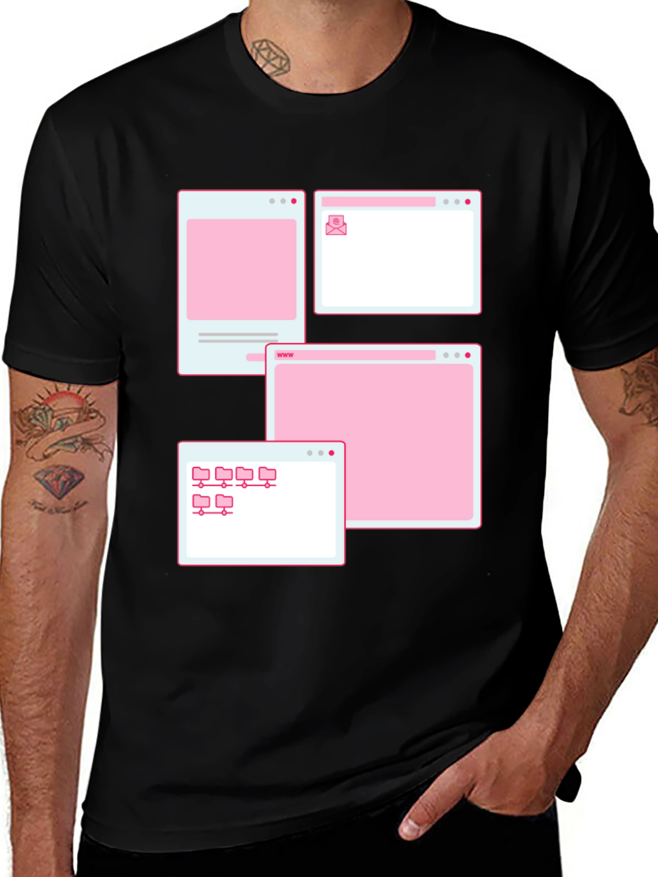 Aesthetic Computer Window T-Shirt