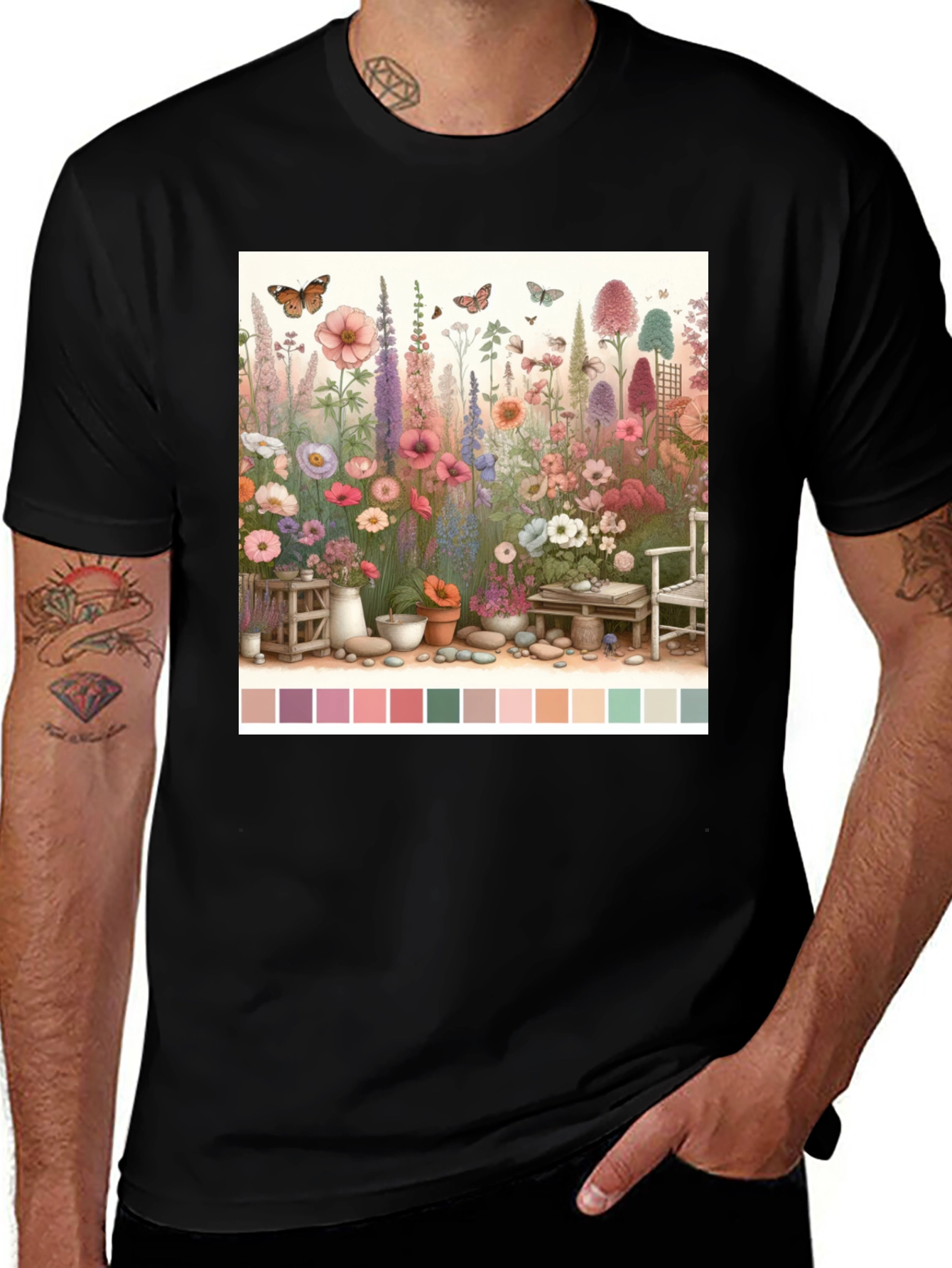 Floral Garden T-Shirt: Nature's Beauty