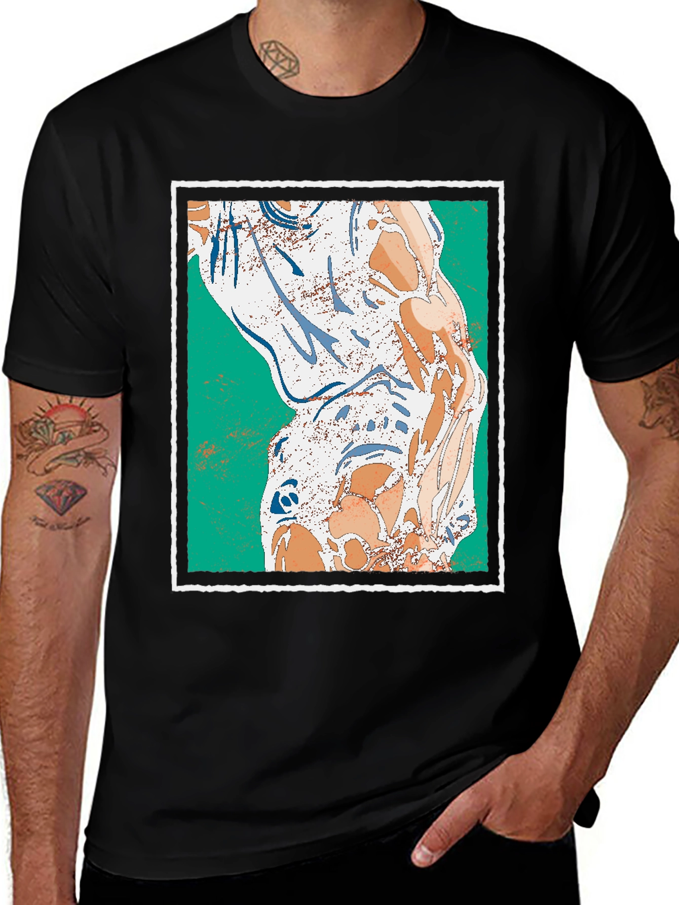 Variant 26 of Abstract Art Graphic Print Tee