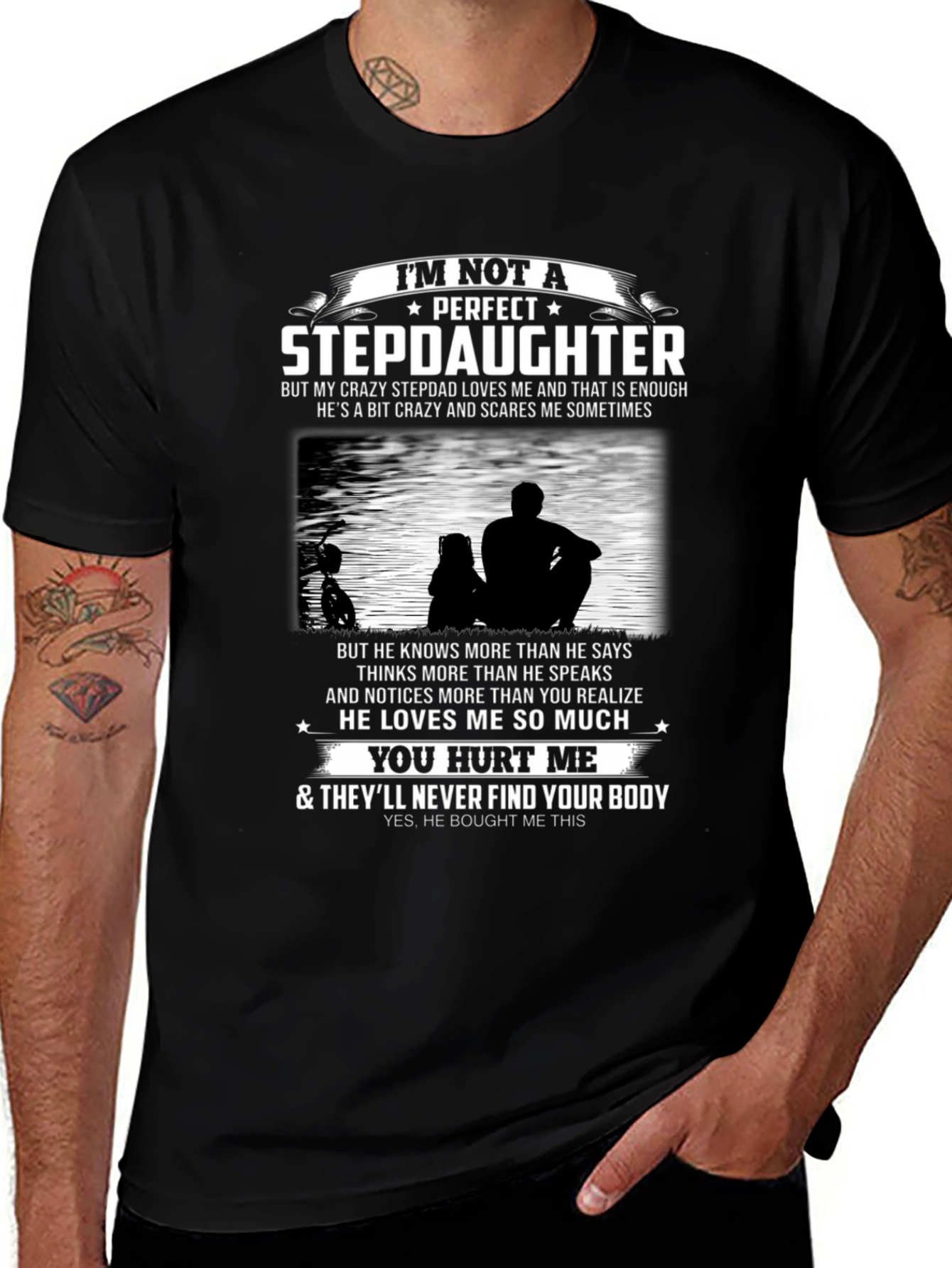 Variant 18 of I'm Not A Perfect Stepdaughter Graphic Tee