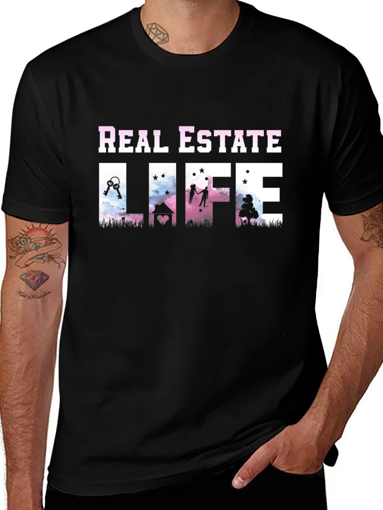 Variant 5 of Real Estate Life Graphic Tee