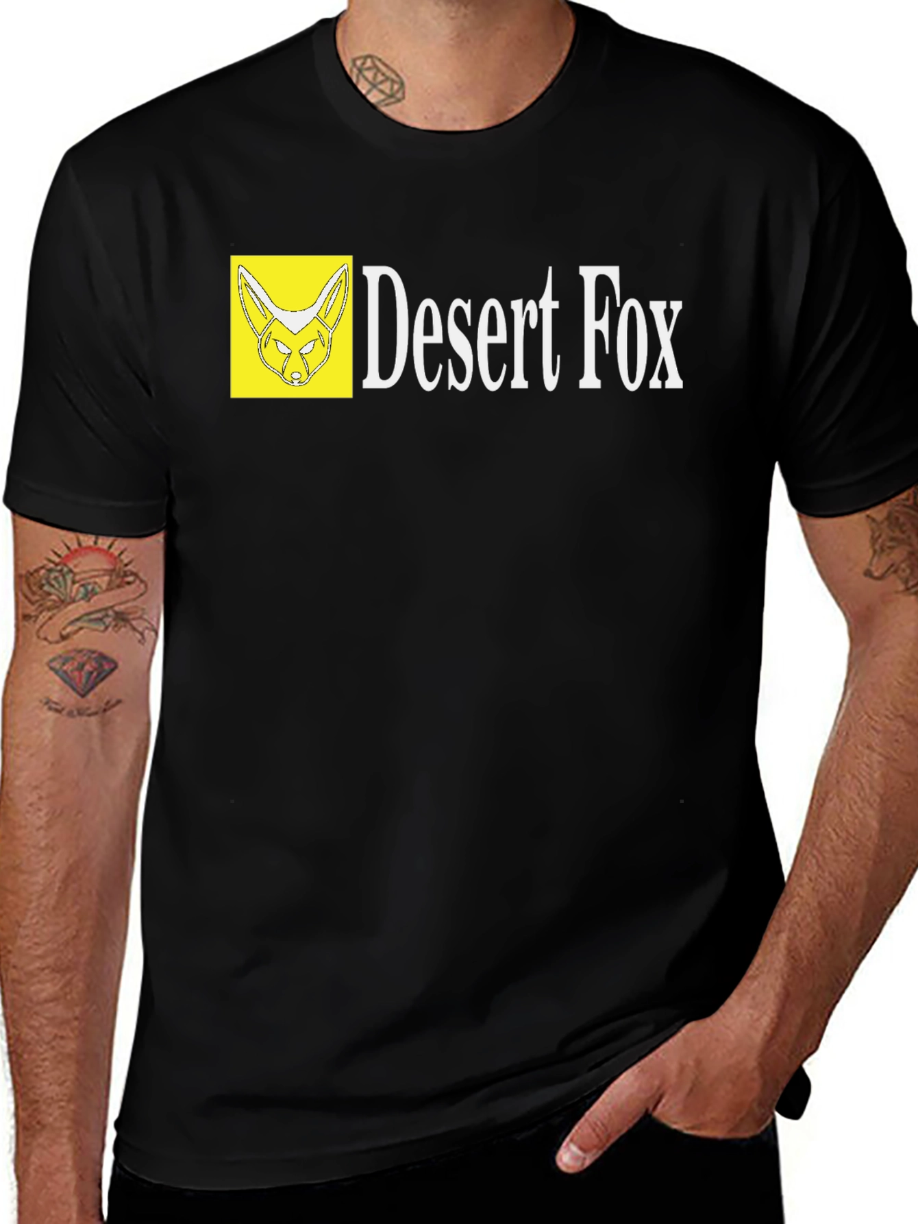 Desert Fox Graphic T-Shirt - Cool & Casual