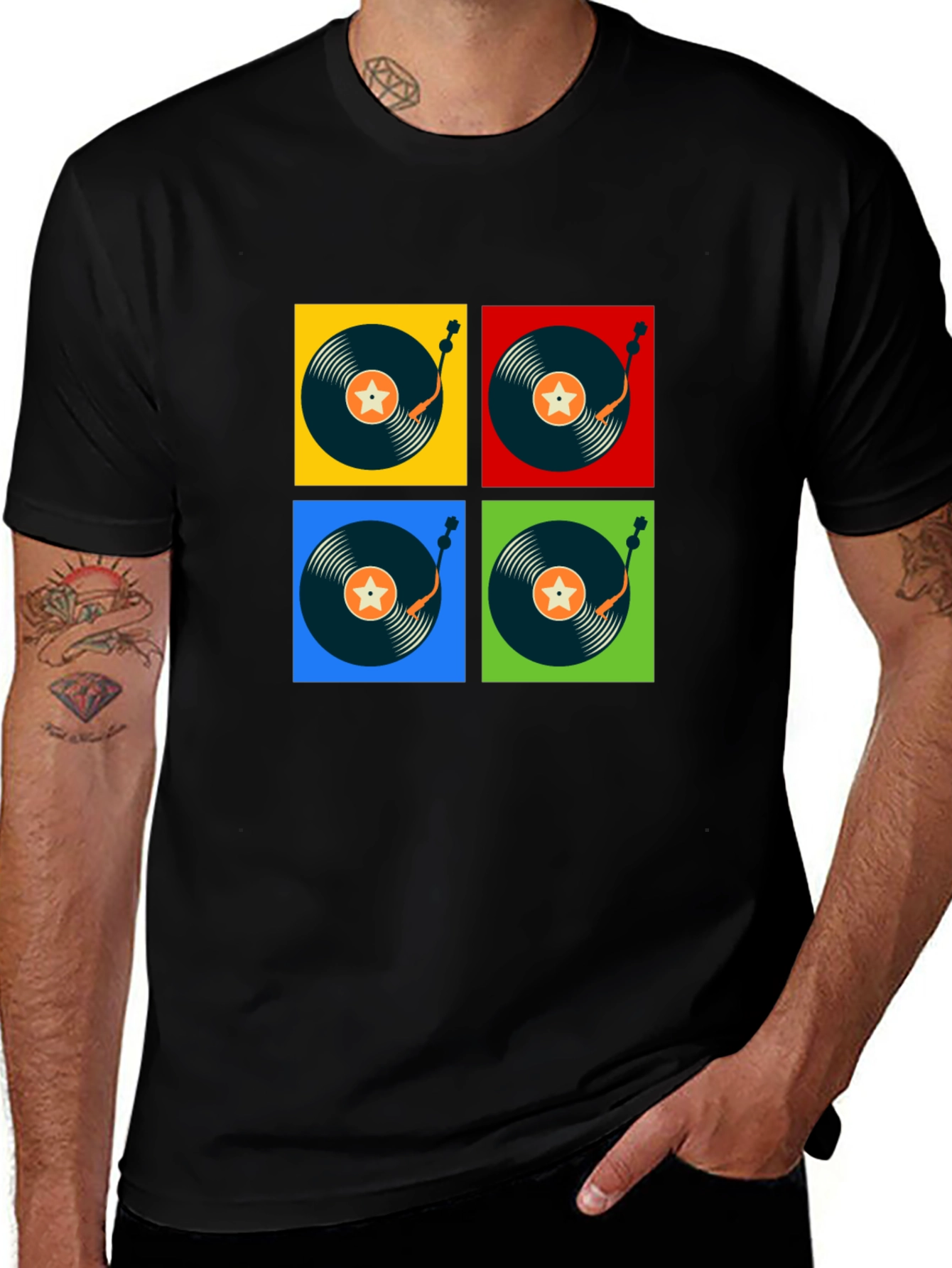 Variant 11 of Retro Vinyl Record T-Shirt