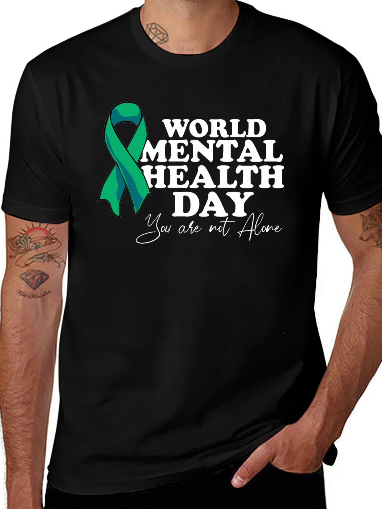 World Mental Health Day T-Shirt - You Are Not Alone