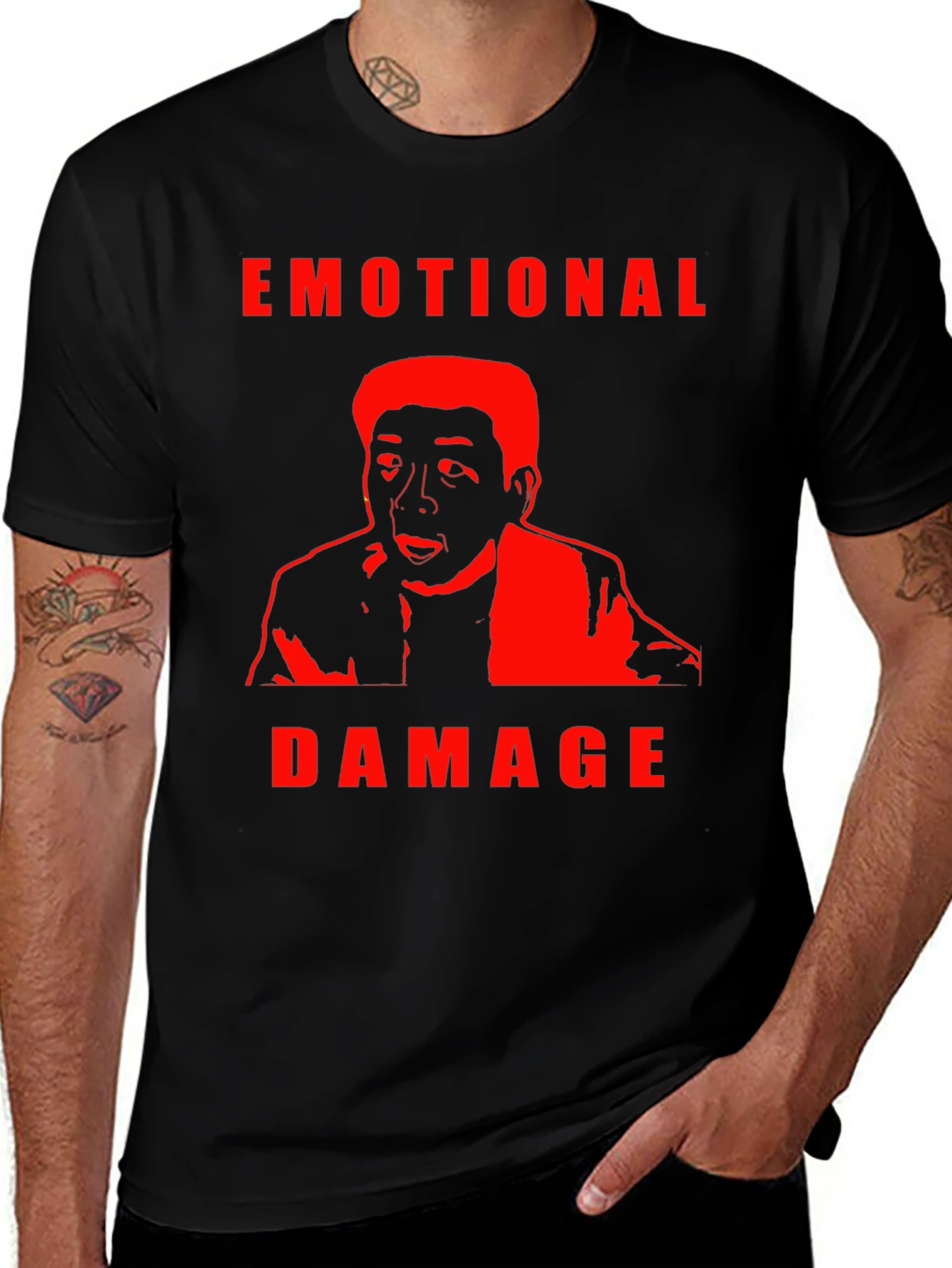 Variant 26 of Emotional Damage Graphic Tee - Trendy Meme T-Shirt