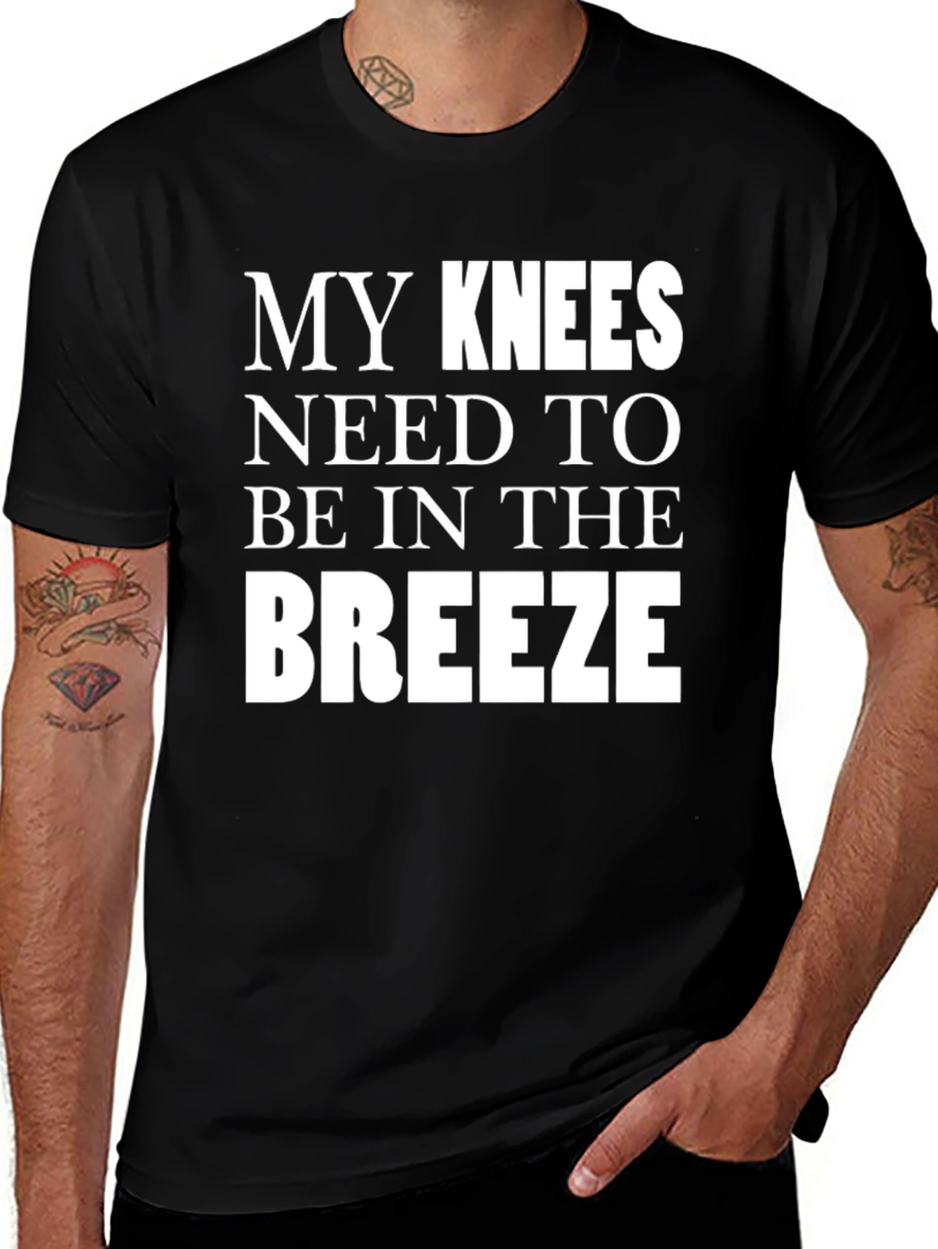 Variant 11 of Knees in the Breeze Graphic Tee
