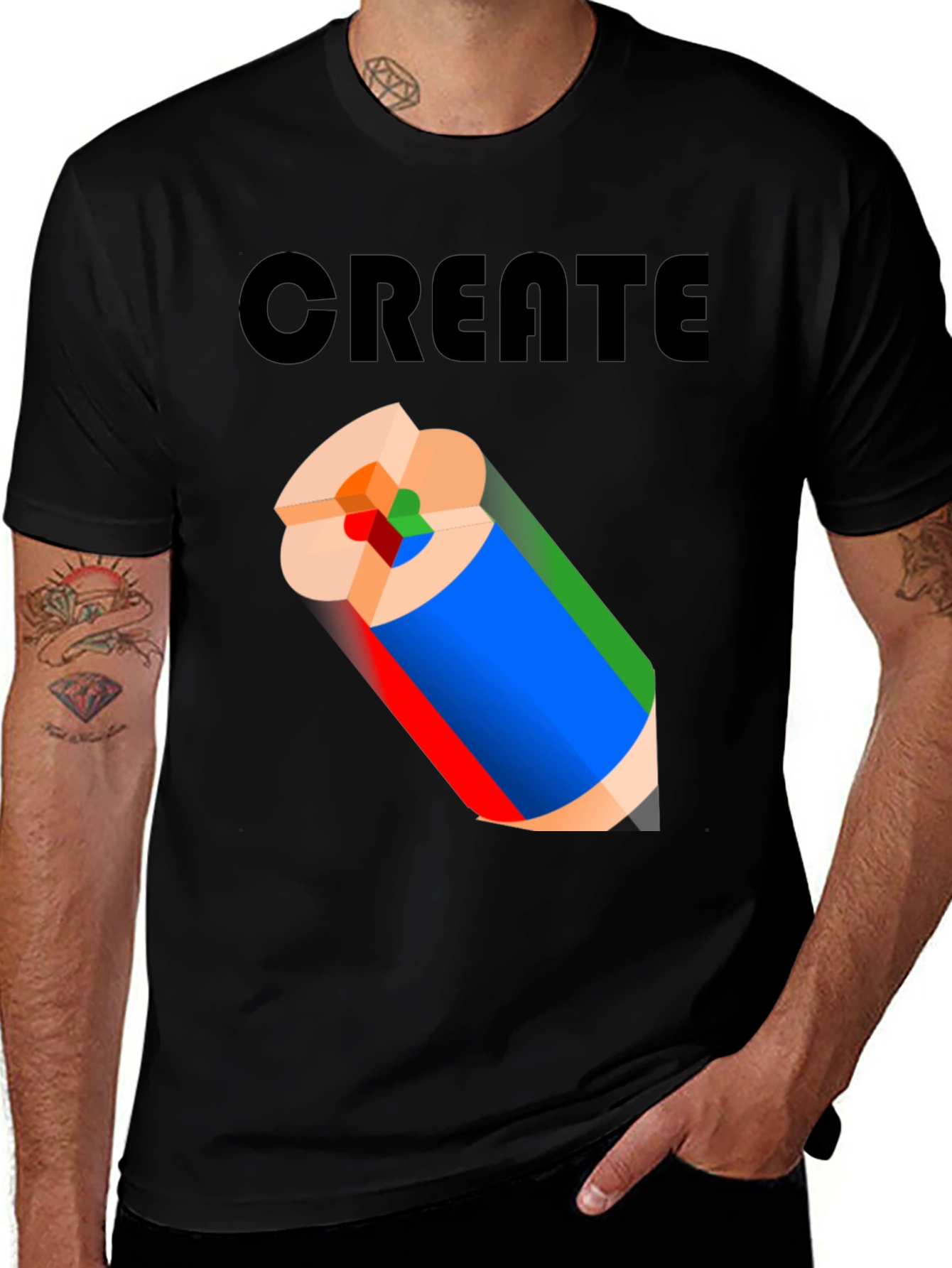 Variant 16 of Create Graphic Tee - Artistic Pencil Design