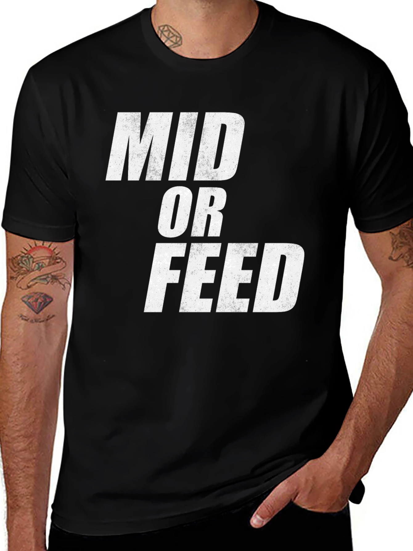 Variant 28 of Mid or Feed T-Shirt - Gamer Tee