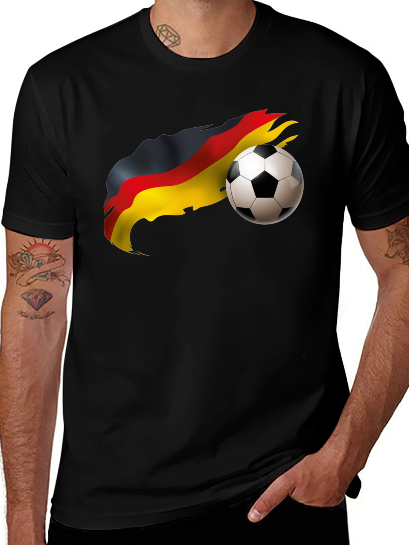 Variant 12 of Germany Soccer Flag T-Shirt