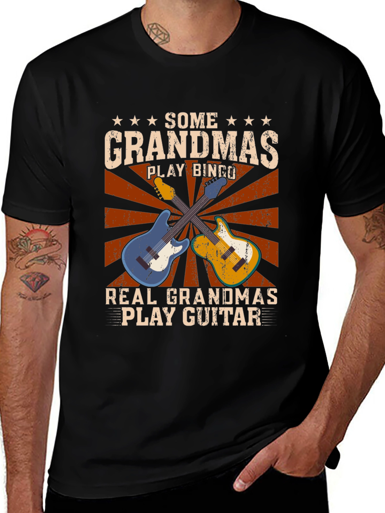 Grandmas Play Guitar T-Shirt