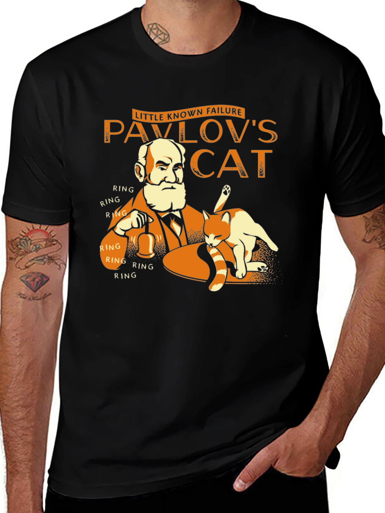 Variant 20 of Pavlov's Cat T-Shirt - Little Known Failure