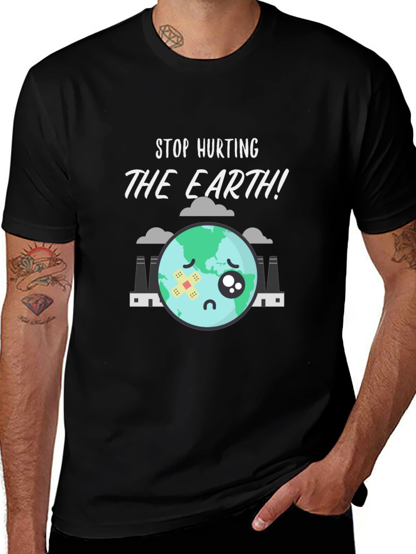 Variant 14 of Stop Hurting the Earth T-Shirt