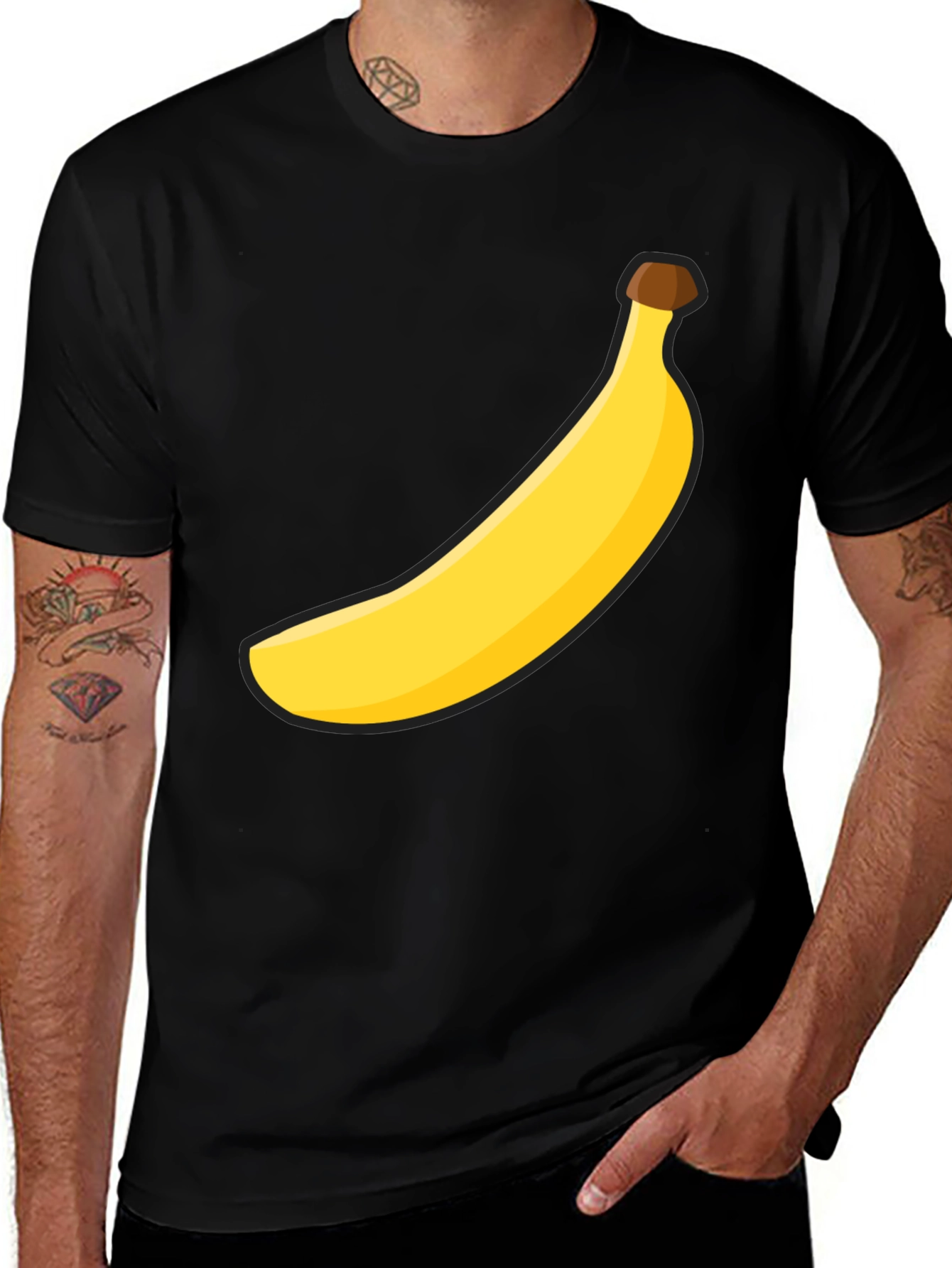 Variant 24 of Banana Graphic Tee - Unisex Casual T-Shirt