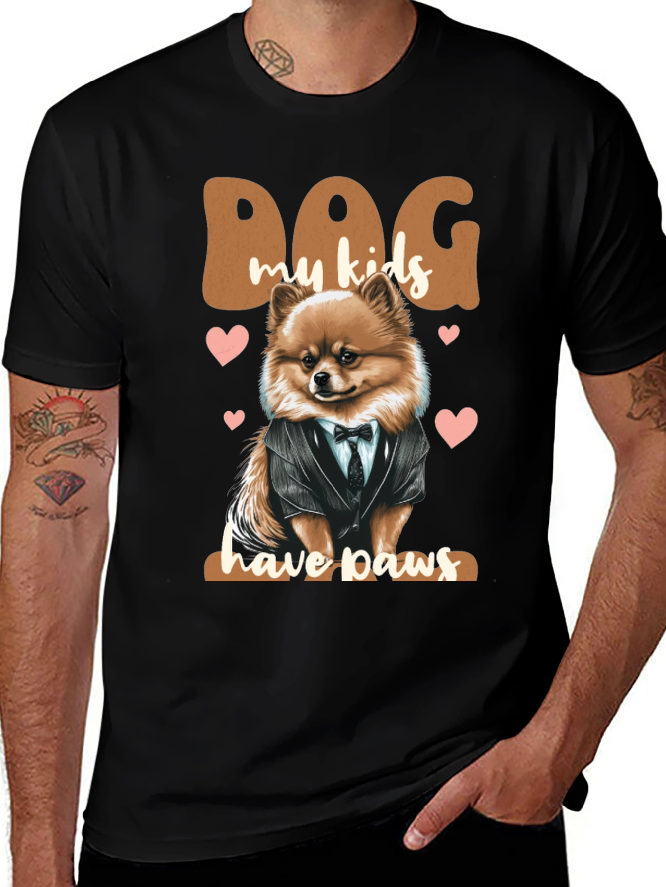 Variant 19 of Dog My Kids Have Paws T-Shirt
