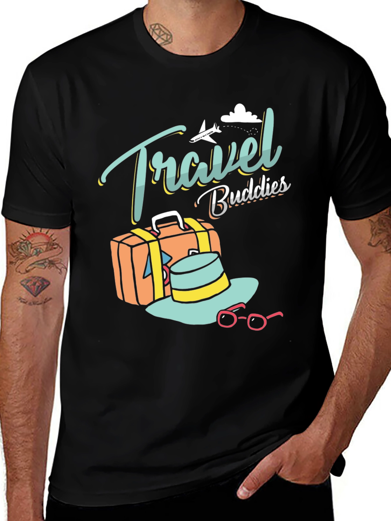 Variant 13 of Travel Buddies Graphic Tee