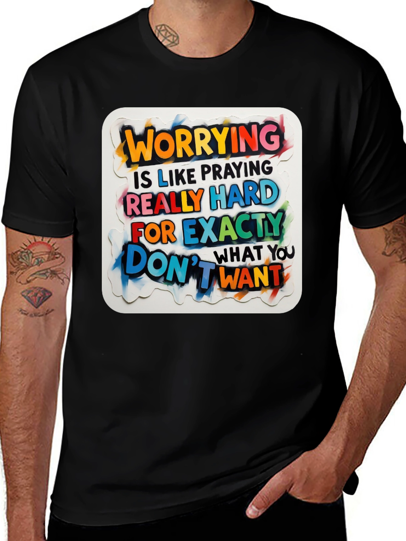 Variant 30 of Motivational Worrying T-Shirt