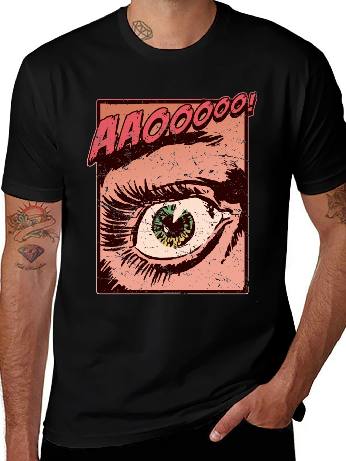 Variant 8 of Eye Scream T-Shirt - Comic Book Style Graphic Tee