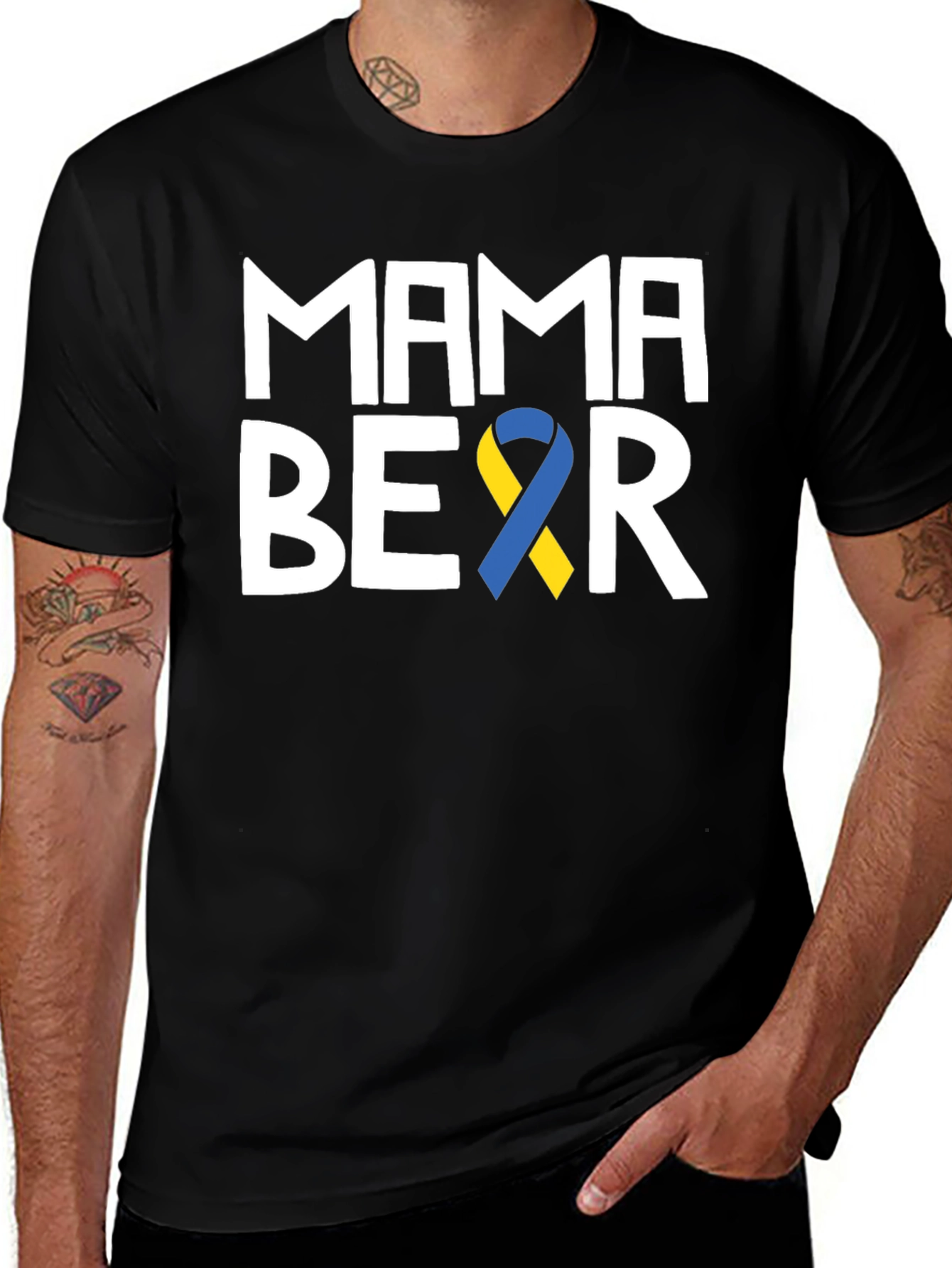 Mama Bear Down Syndrome Awareness T-Shirt