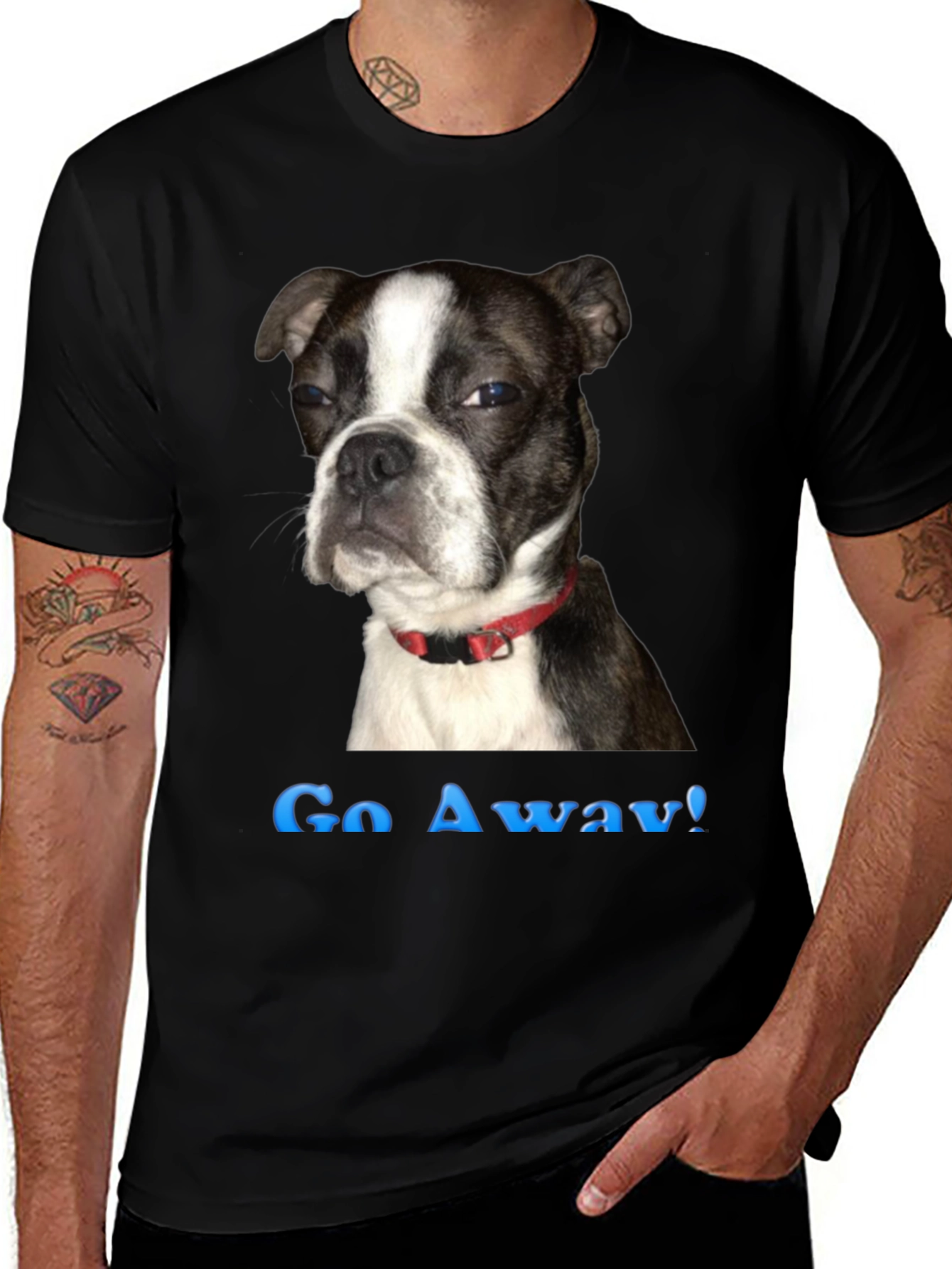 Grumpy Dog T-Shirt - Go Away!