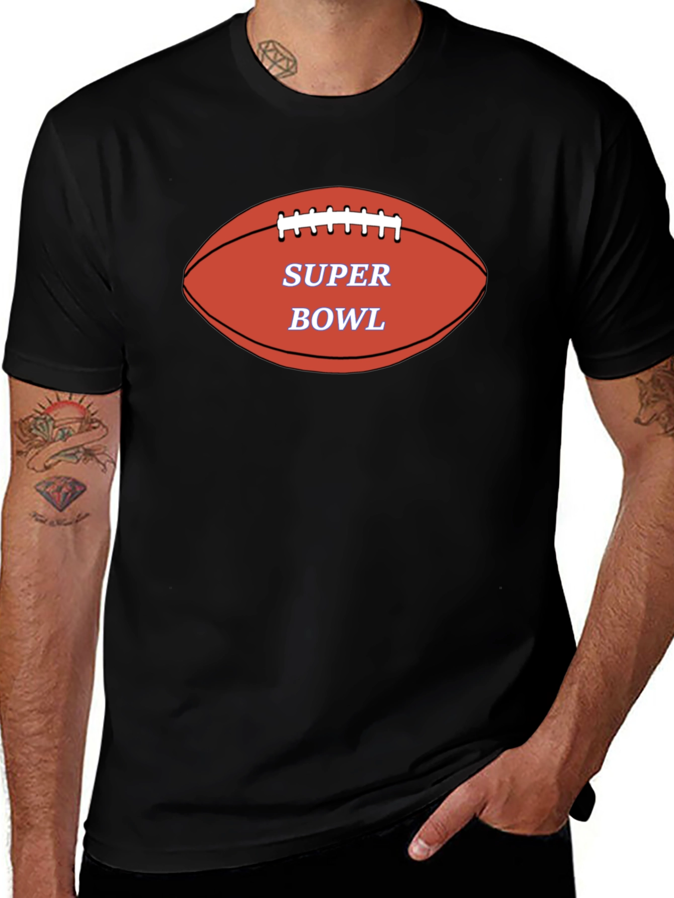 Super Bowl Football T-Shirt - Game Day Apparel