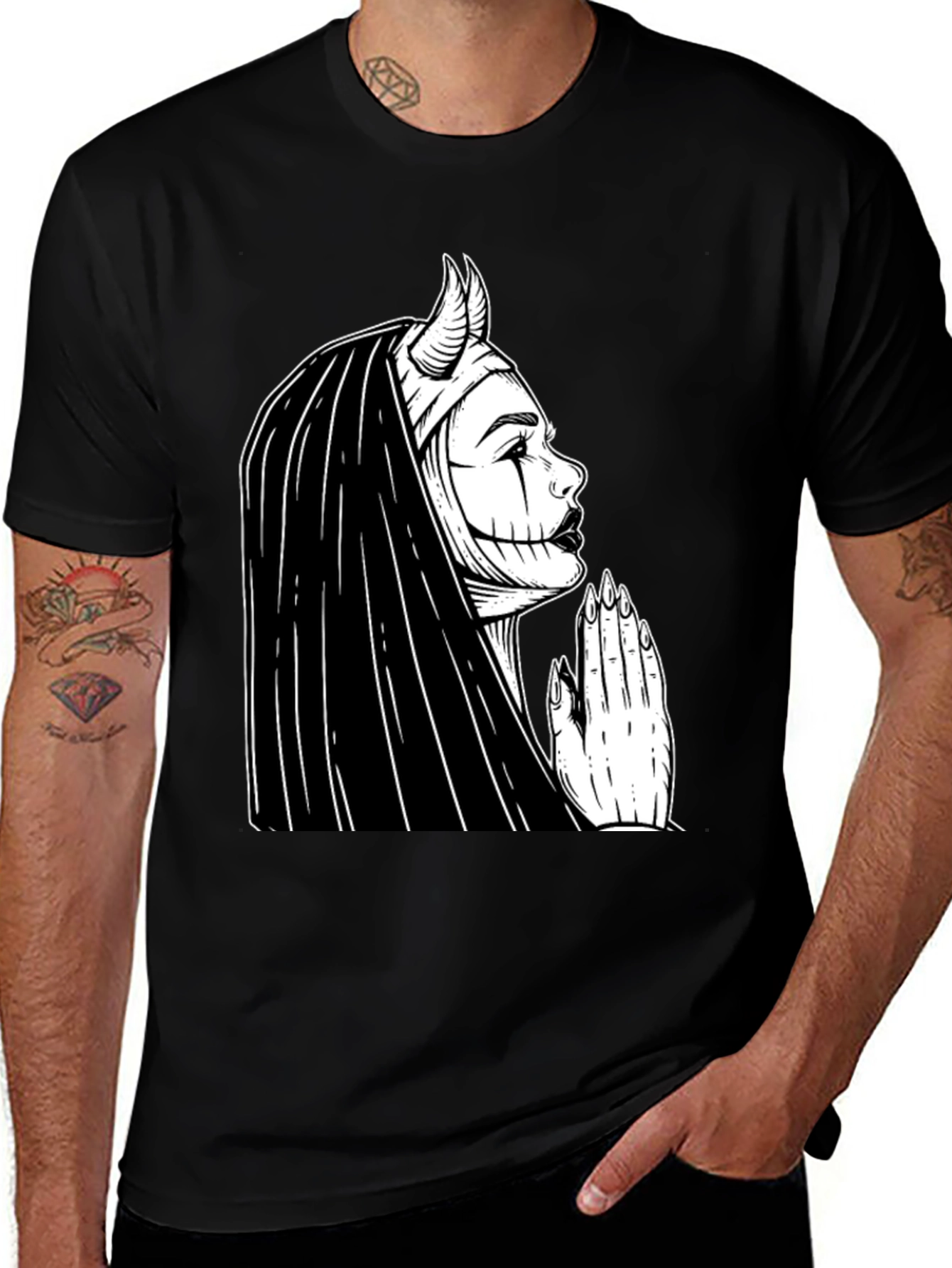 Variant 18 of Devil Nun Graphic T-Shirt
