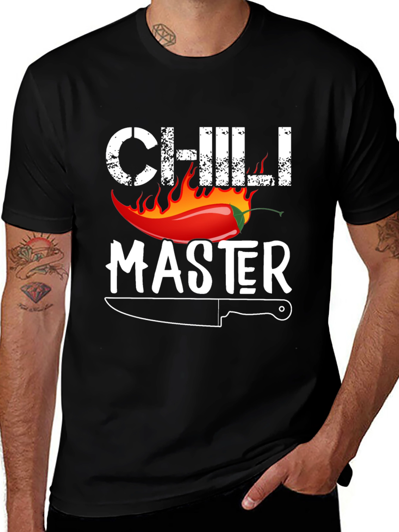 Variant 16 of Chili Master T-Shirt - Spicy Cooking Tee