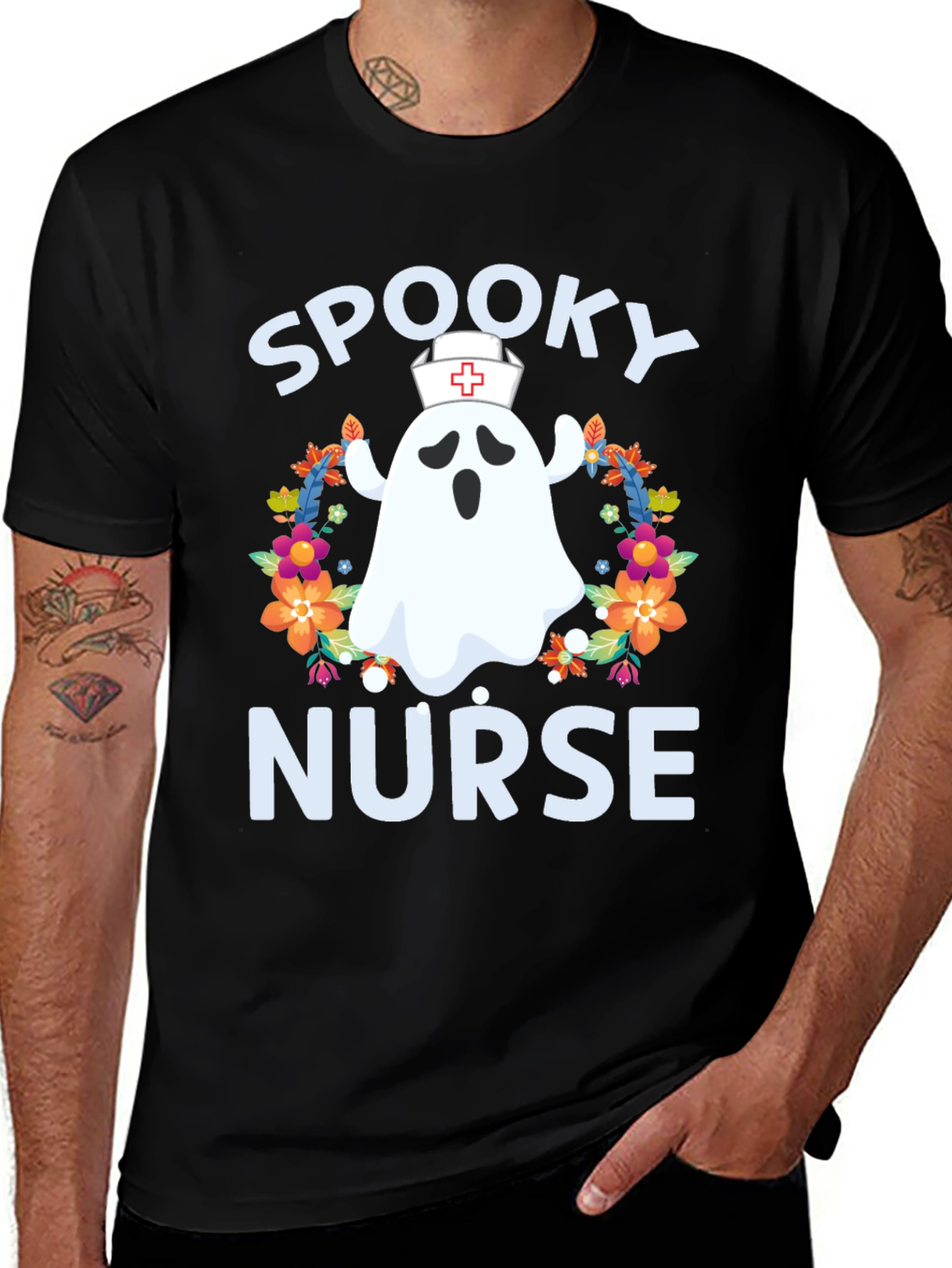 Variant 15 of Spooky Nurse Halloween T-Shirt