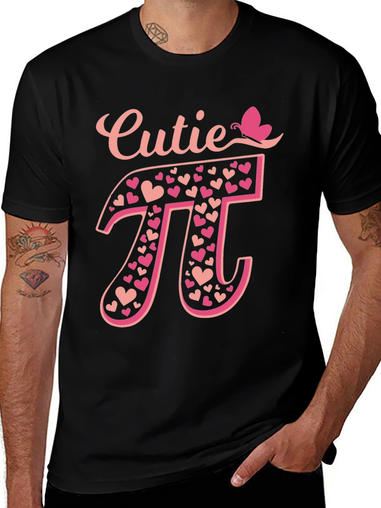 Variant 24 of Cutie Pi Heart Valentine's Day T-Shirt