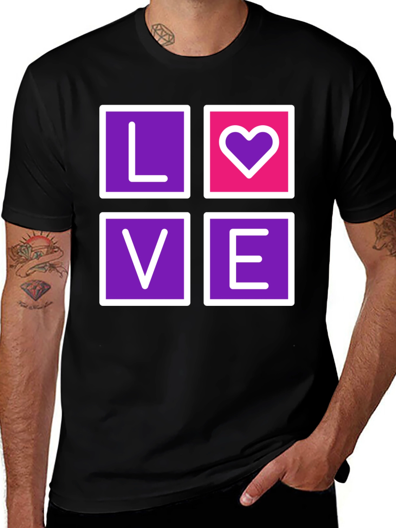 Variant 4 of LOVE Graphic Tee - Valentine's Day Edition