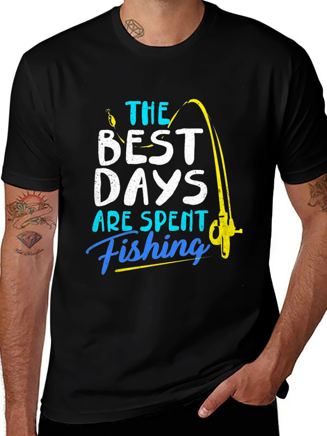 Variant 11 of Fishing T-Shirt: Best Days Spent Fishing