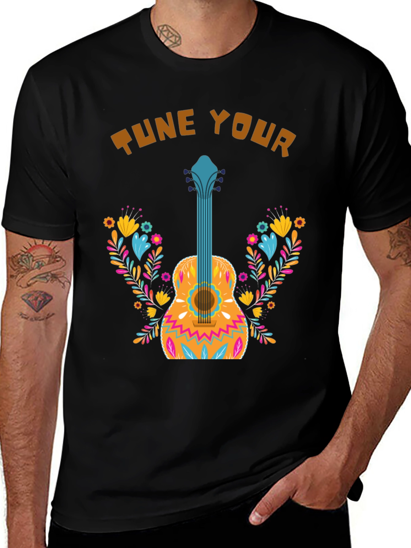 Variant 7 of Tune Your Guitar Graphic T-Shirt