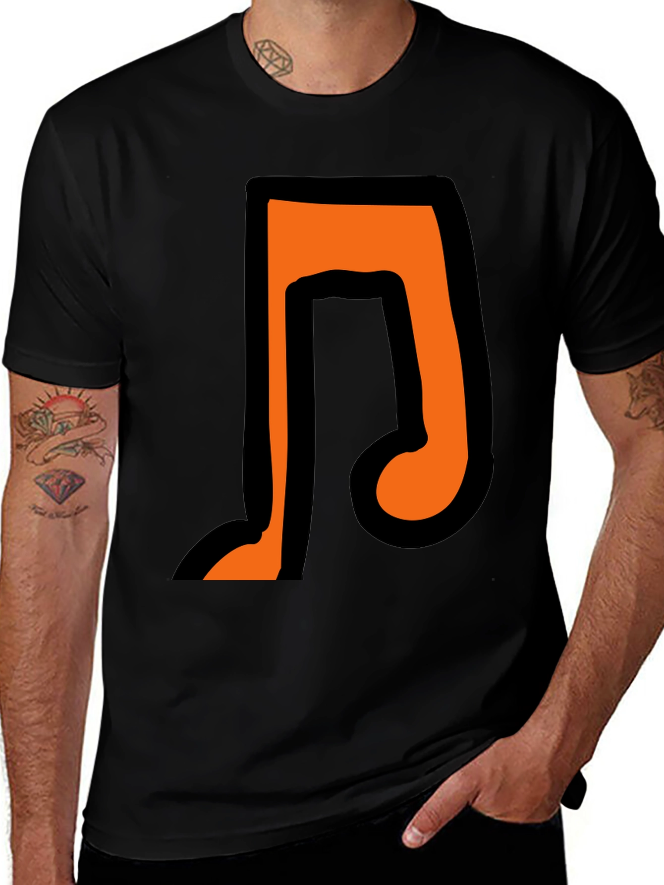 Variant 19 of Music Note Graphic T-Shirt