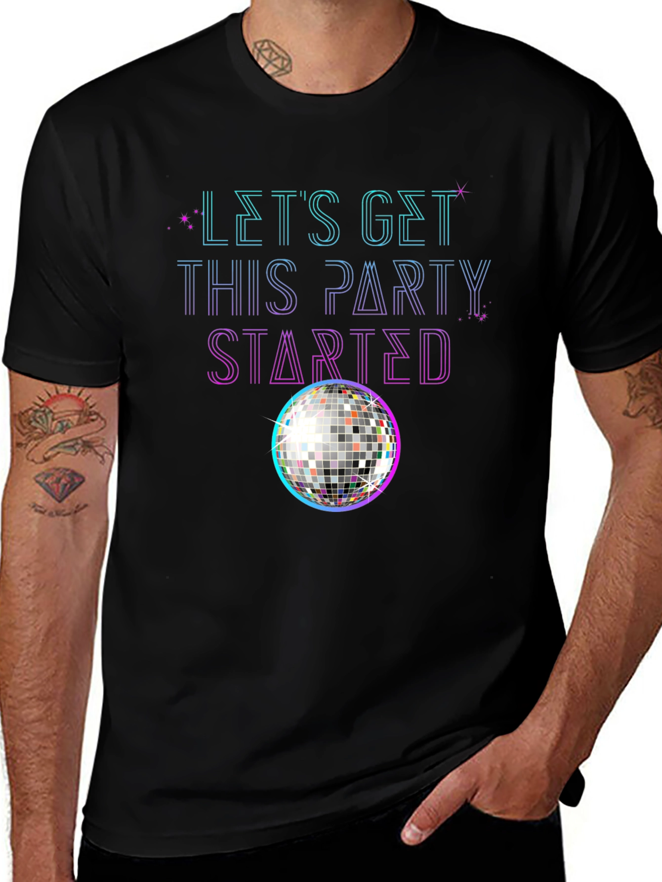 Variant 16 of Let's Get This Party Started Graphic Tee