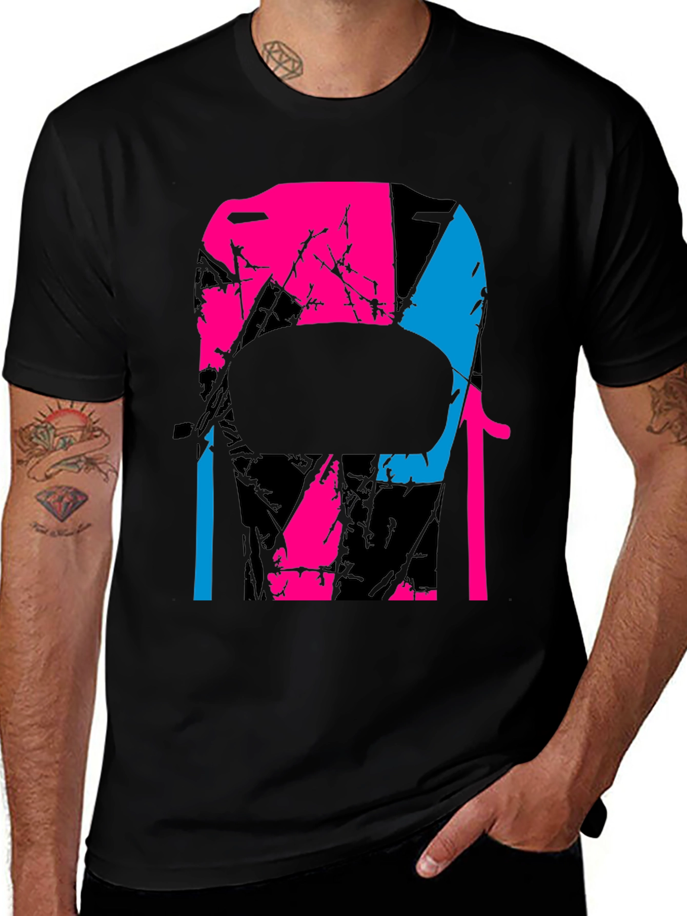 Variant 27 of Abstract Graphic Tee - Modern Artistic Design