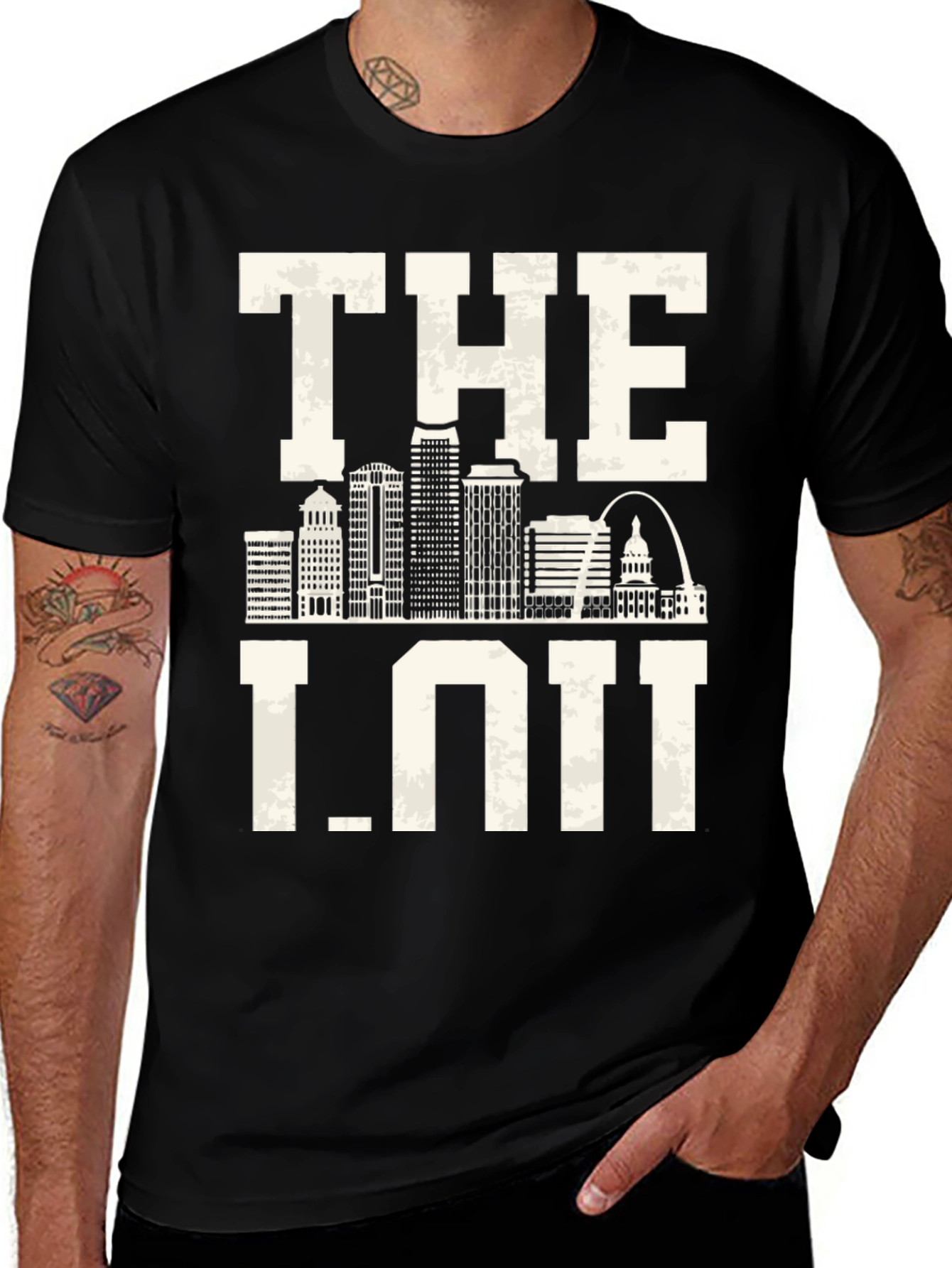 The LOU St. Louis City Skyline Graphic Tee